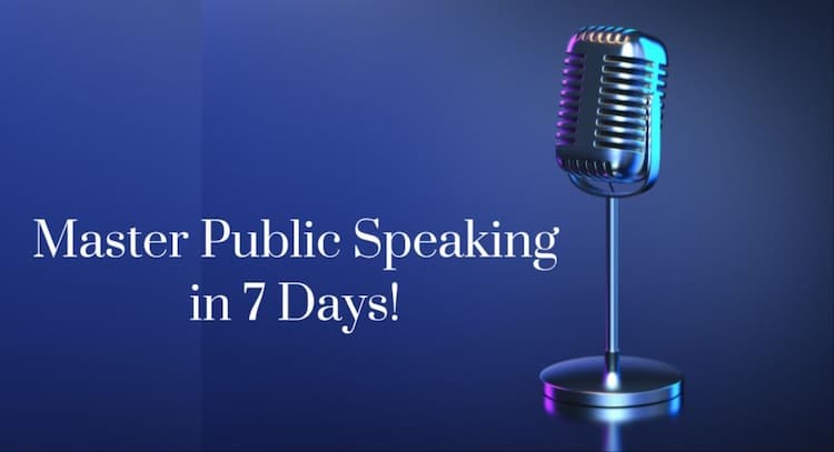 course | Master Public Speaking in 7 Days